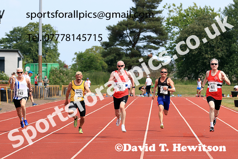100 metres, 2025 NEMAA Track and Field, Monkton. Photo: David T. Hewitson/Sports for All Pics